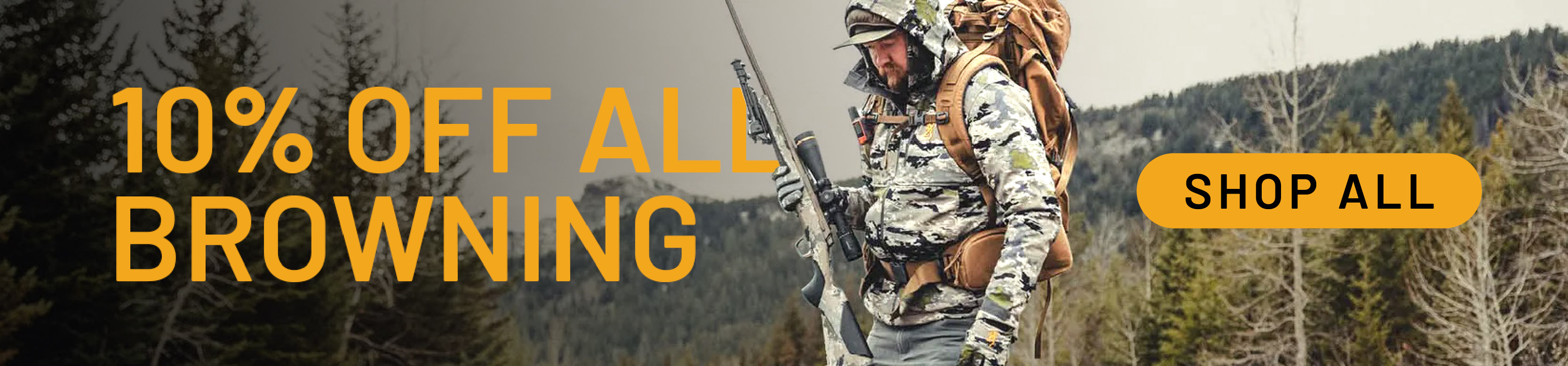 10% Off all Browning. Shop all.